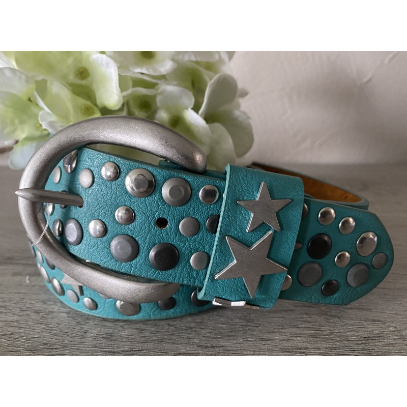 Ceinture étoile turquoise :)