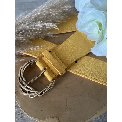 Ceinture élastiquée Jaune :)