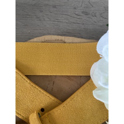 Ceinture élastiquée Jaune :)