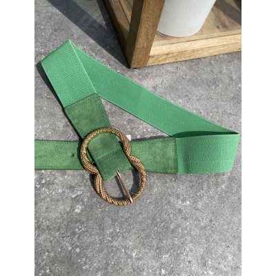 Ceinture élastiquée  verte :)