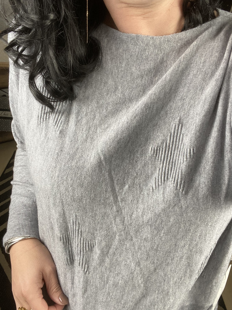 Pull long Etoile Gris :) 