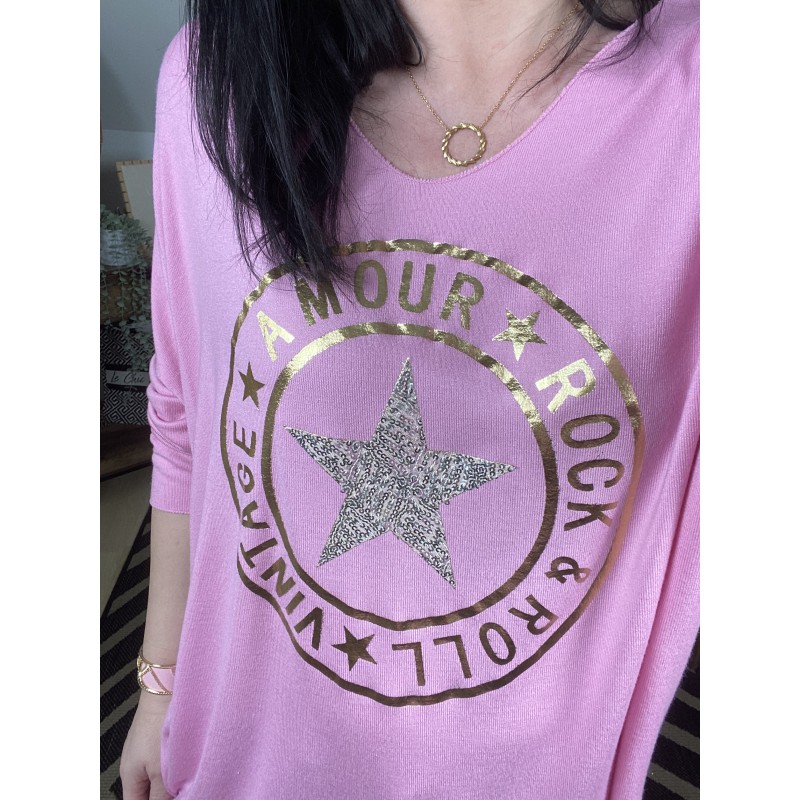 Pull amour rock vintage :)