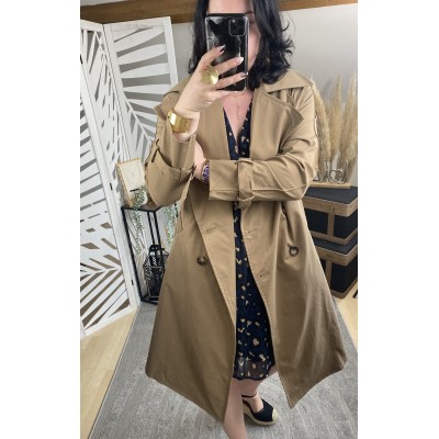 Trench-coat Camel (Taille grand) **