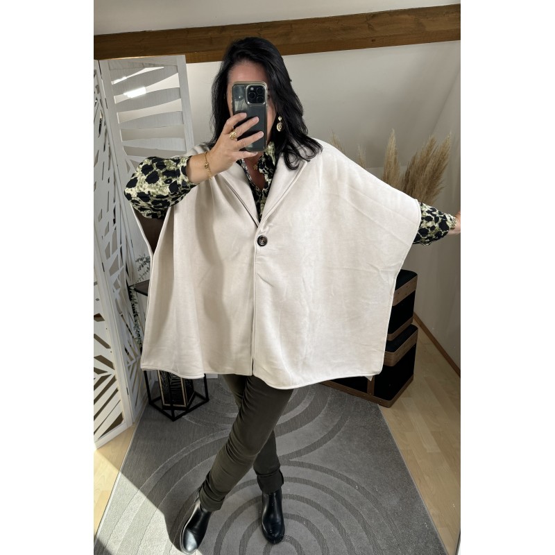 Cape poncho Beige