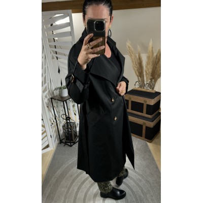 Trench-coat Noir ( Taille Grand )