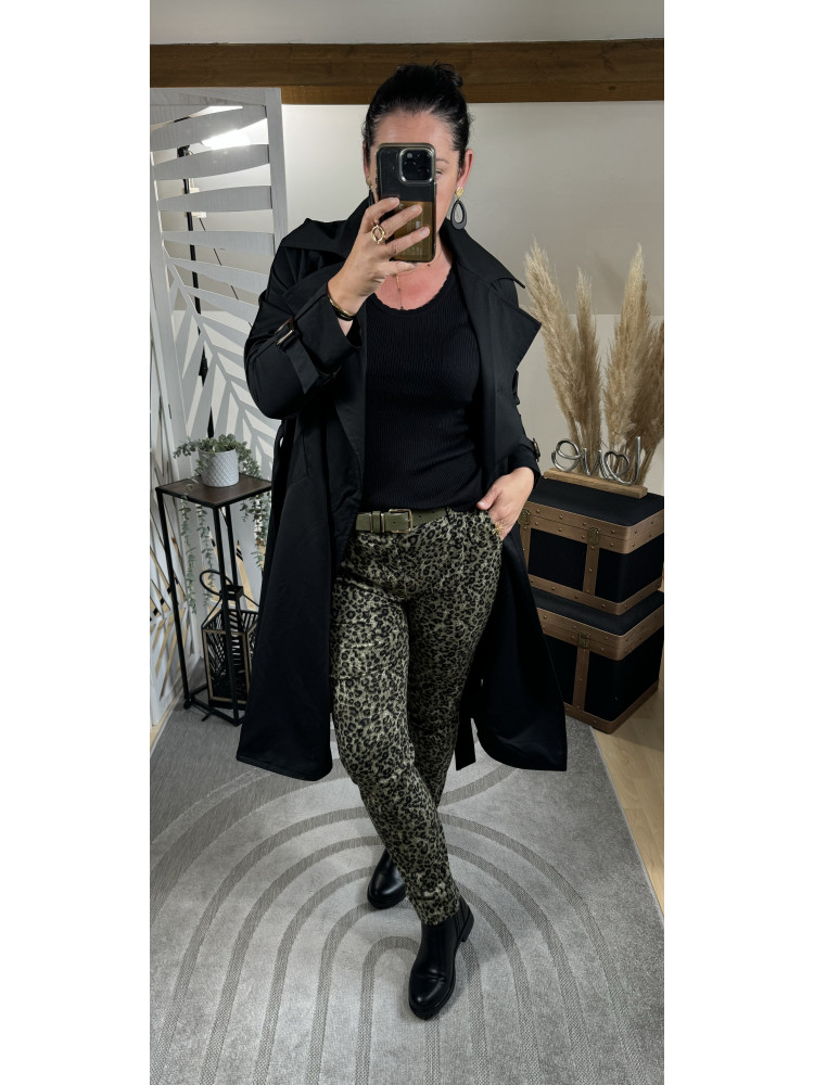 Trench-coat Noir ( Taille Grand )* 