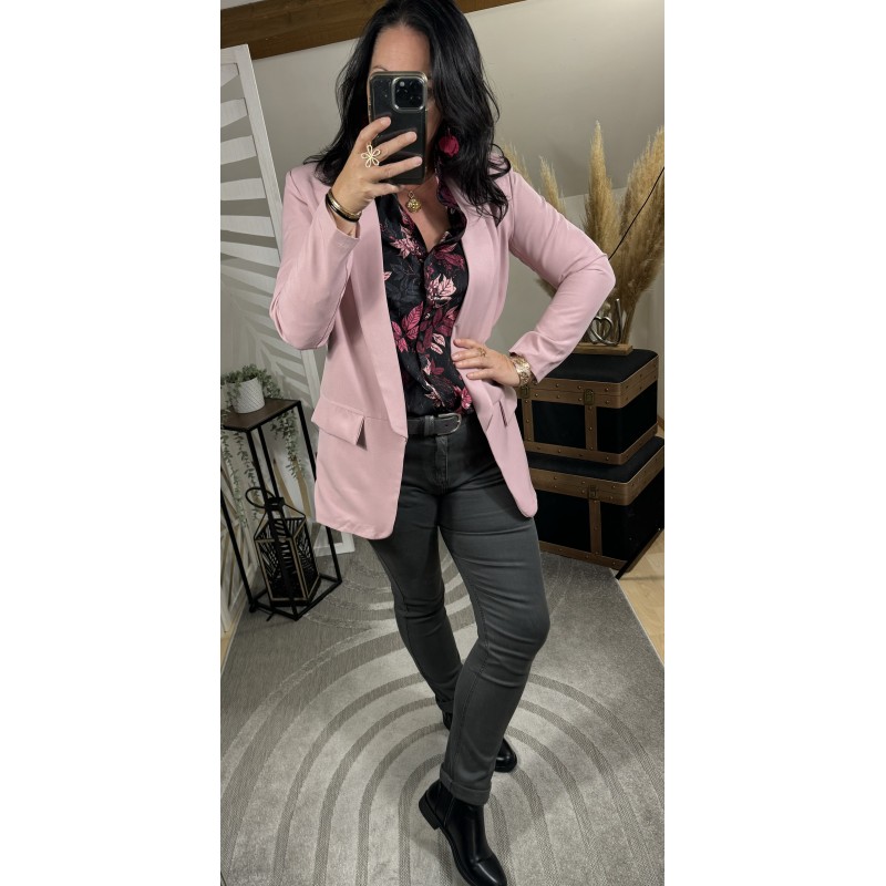 Blazer Long Rose Poudre