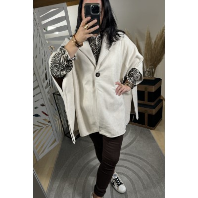 Cape poncho Beige