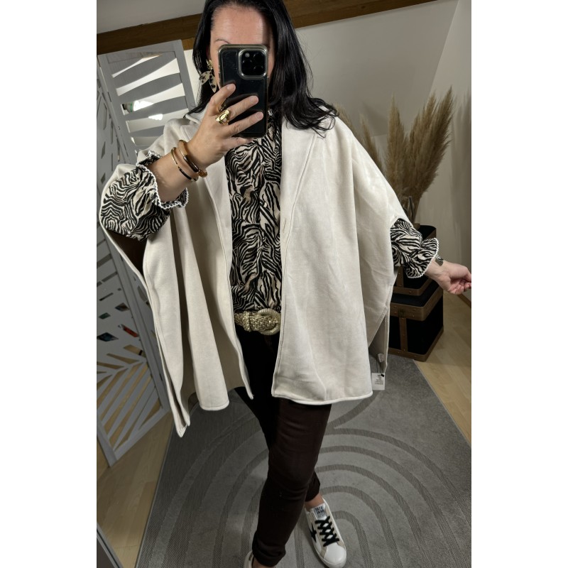 Cape poncho Beige