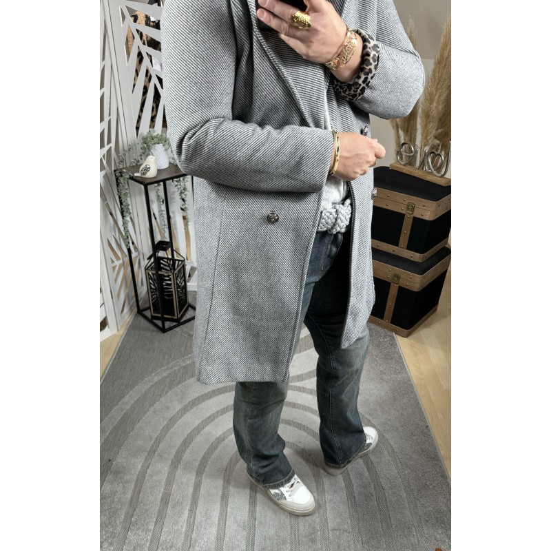 Manteau Mireille Gris **