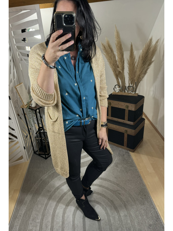 Chemise Cœurs Coton Canard :)) 