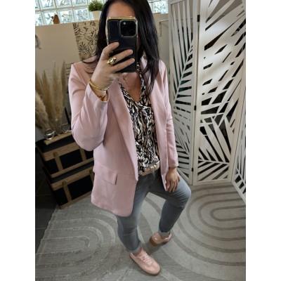 Blazer Long Rose Poudre