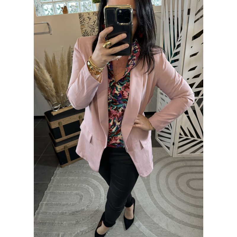 Blazer Long Rose Poudre