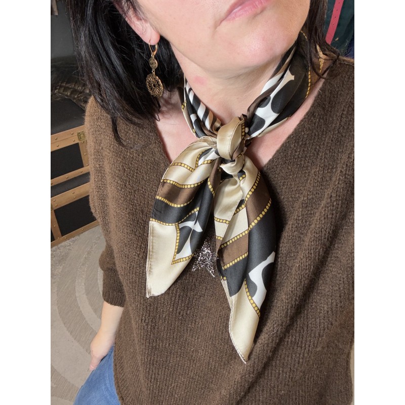 Foulard Leopard