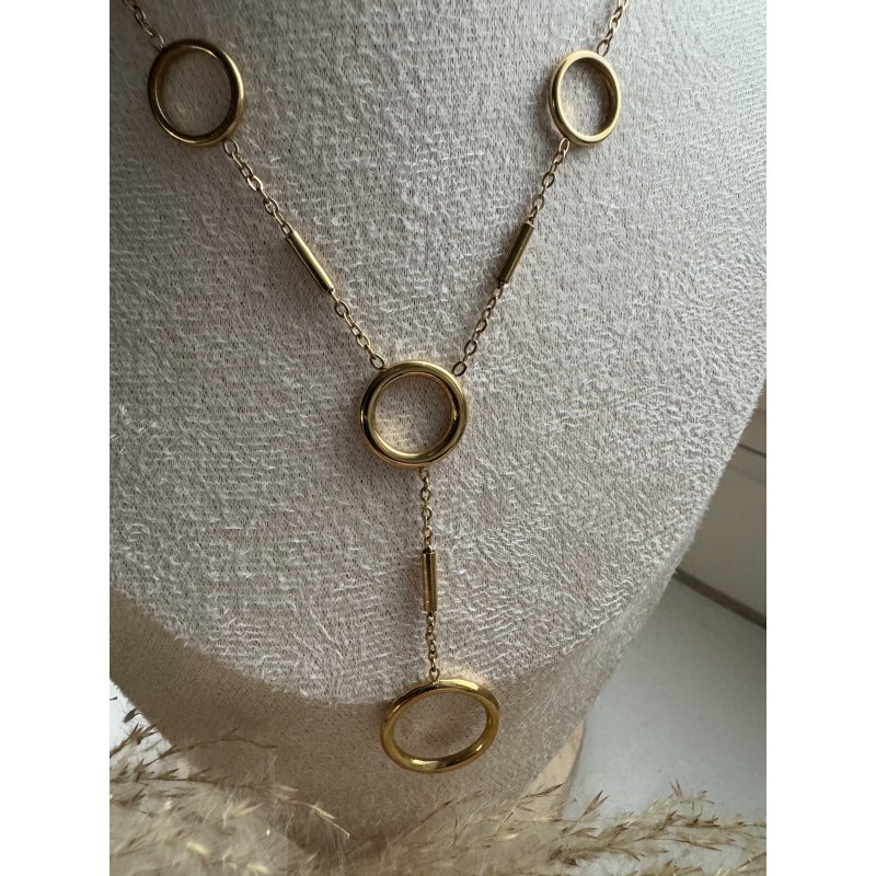 Collier en Y rond **