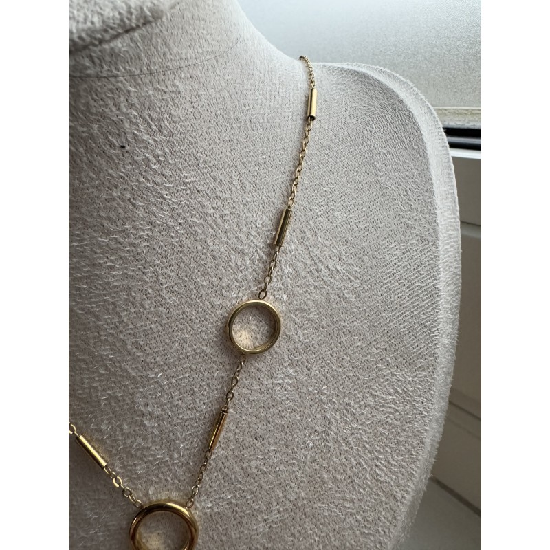 Collier en Y rond **