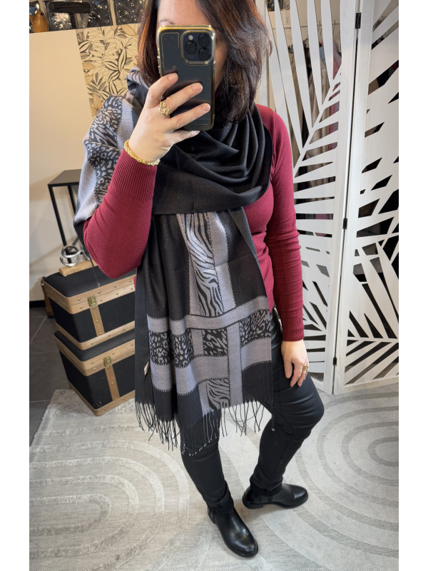 Pull col roulé Bordeaux :) 
