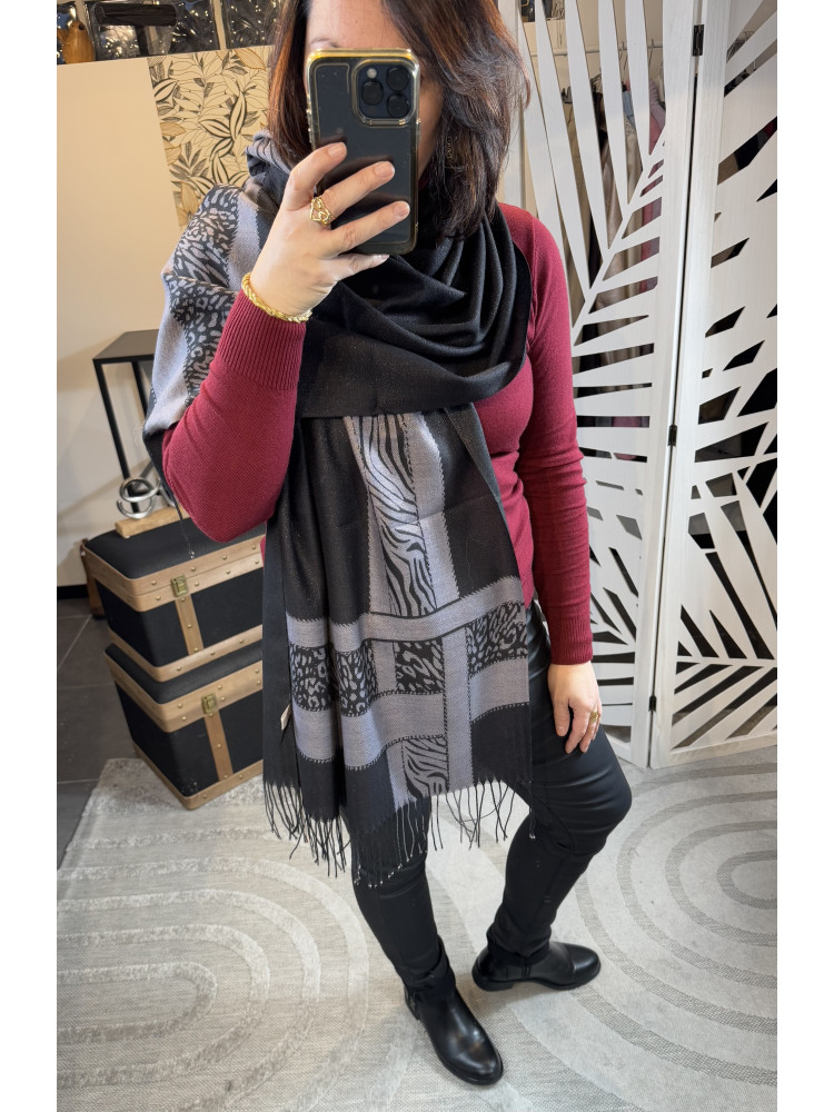 Pull col roulé Bordeaux :) 