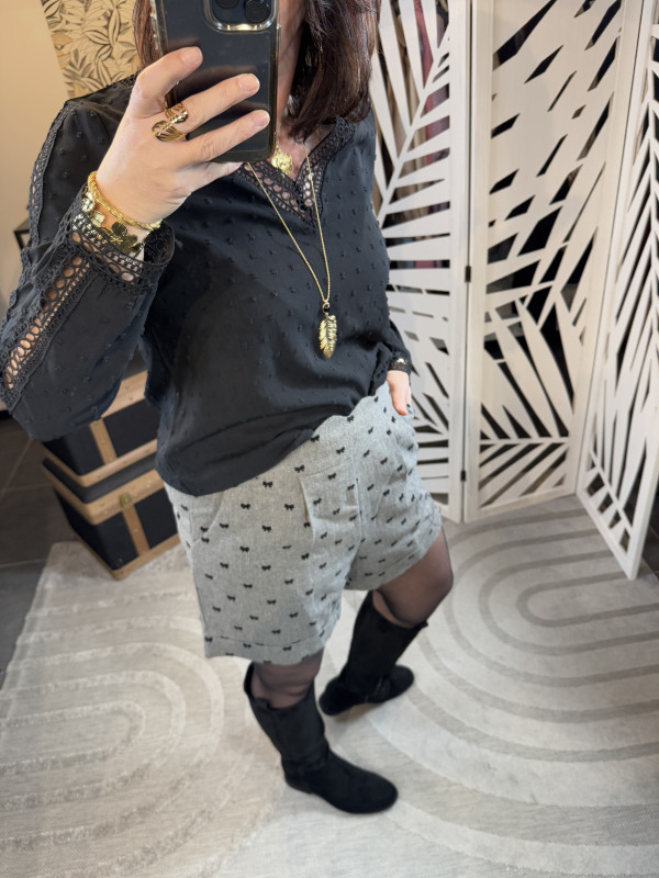 Short Noeud Gris  :) 