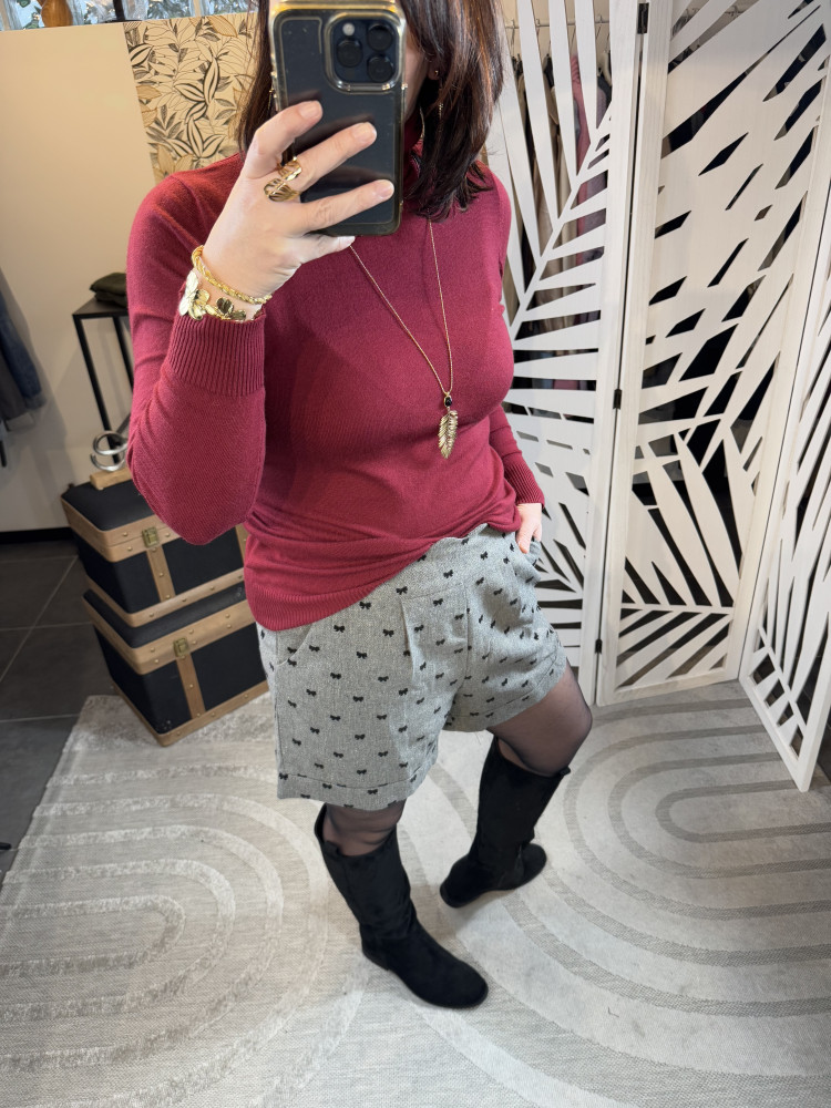 Short Noeud Gris  :) 
