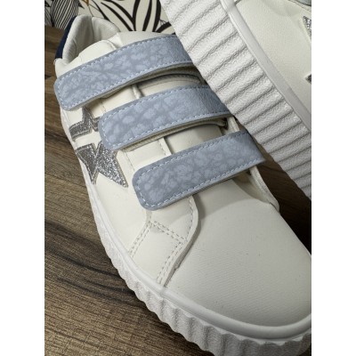 Sneakers Bleues Scratch