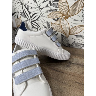 Sneakers Bleues Scratch