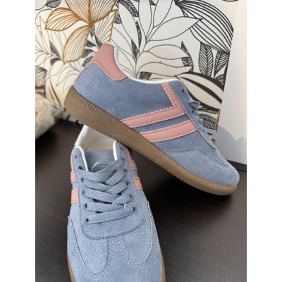 Sneakers Bleues et roses