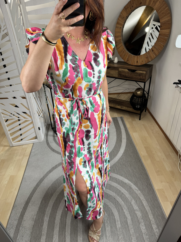Primevère Rose Robe longue :) 