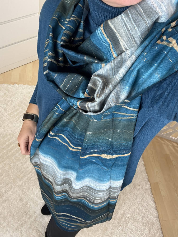Pull Col Roulé Petrole :)) 