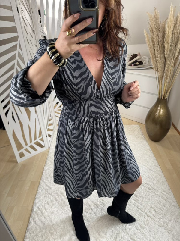 Robe courte imprimé zèbre Zou :)) 