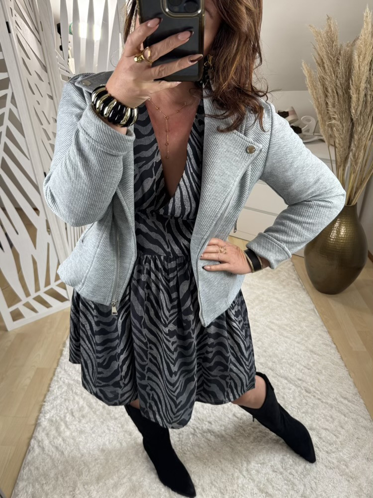 Robe courte imprimé zèbre Zou :)) 