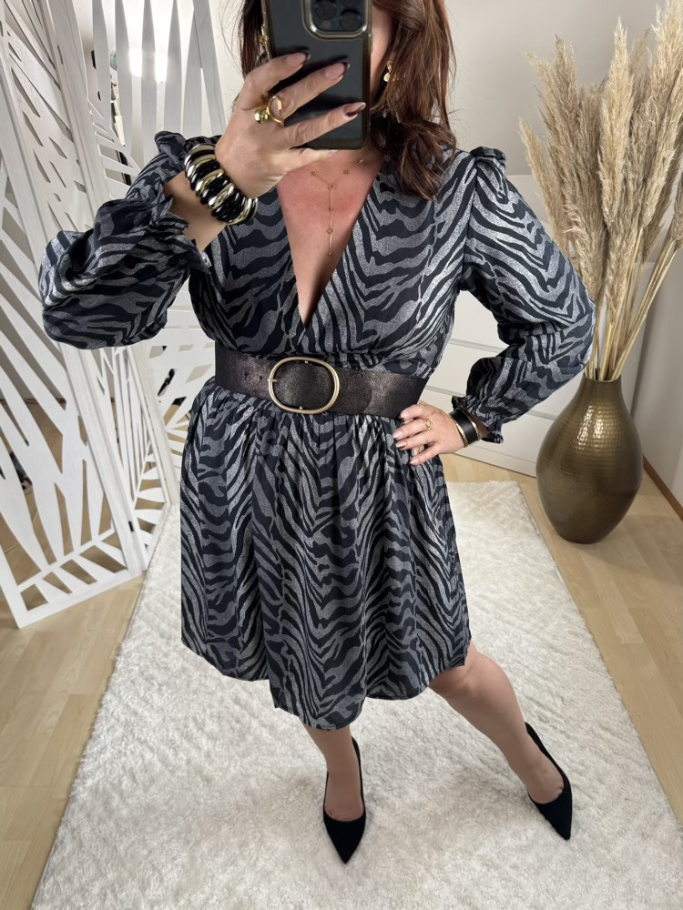 Robe courte imprimé zèbre Zou :)) 