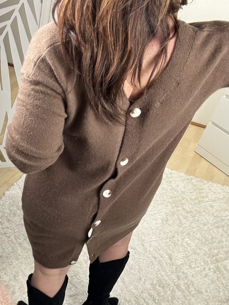 Robe pull réversible choco 