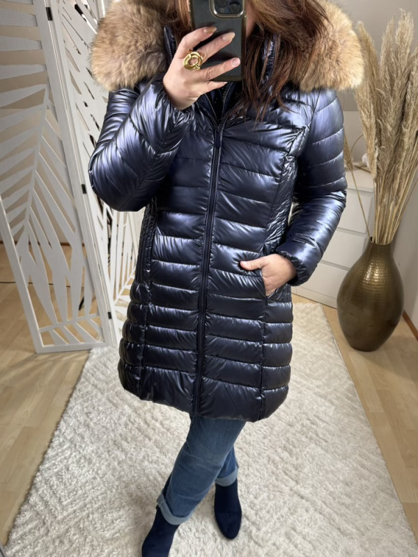 Doudoune Longue Bleue :) 
