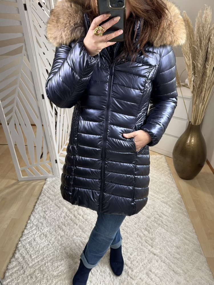 Doudoune Longue Bleue :) 