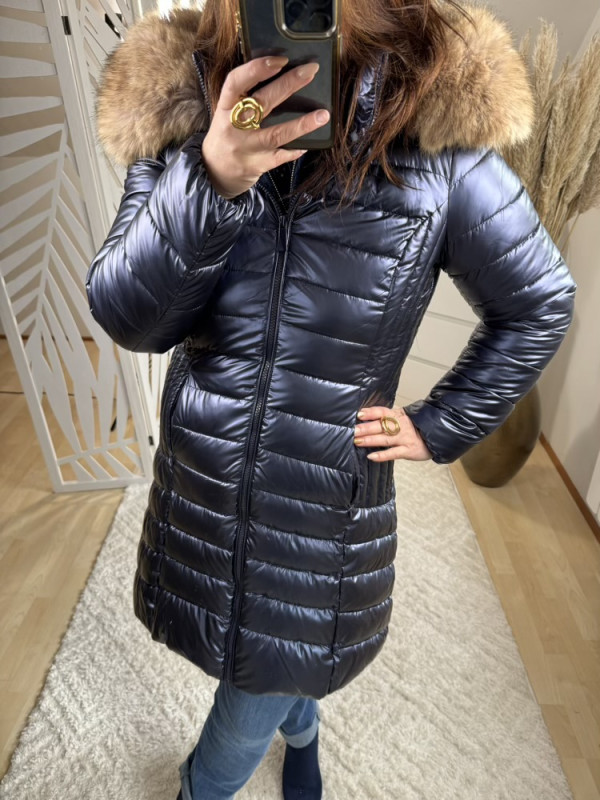 Doudoune Longue Bleue :) 