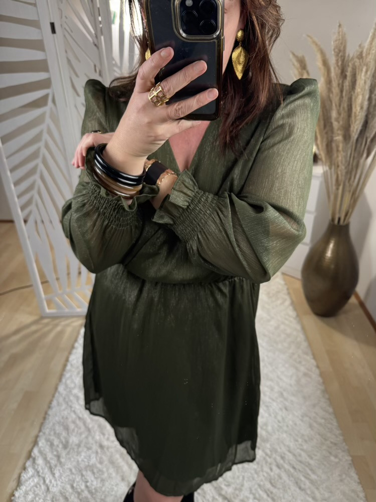 Robe Kakie Irisée :)) 