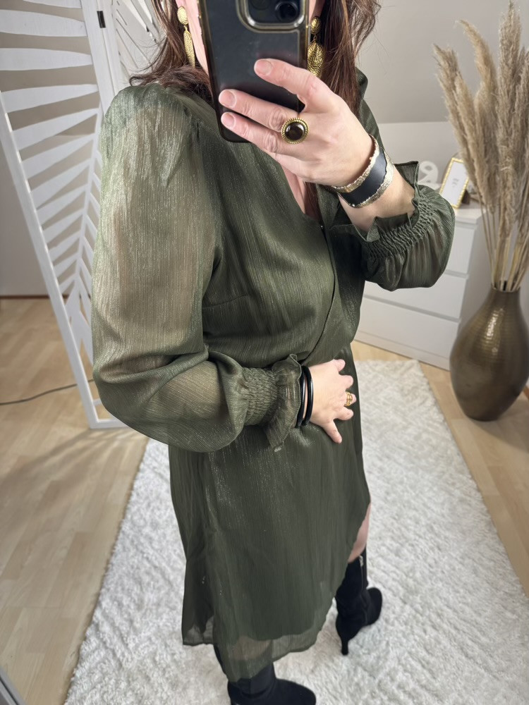 Robe Kakie Irisée :)) 