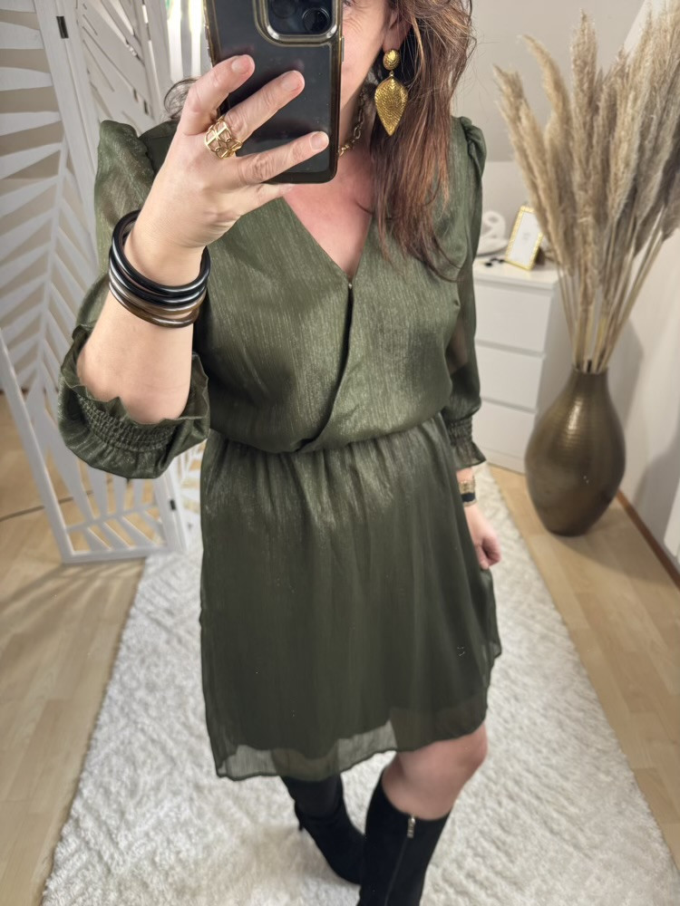 Robe Kakie Irisée :)) 