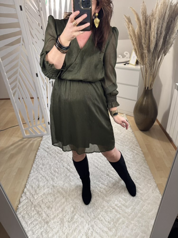 Robe Kakie Irisée :)) 