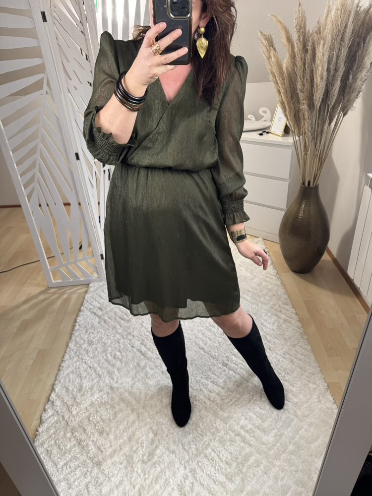 Robe Kakie Irisée :)) 