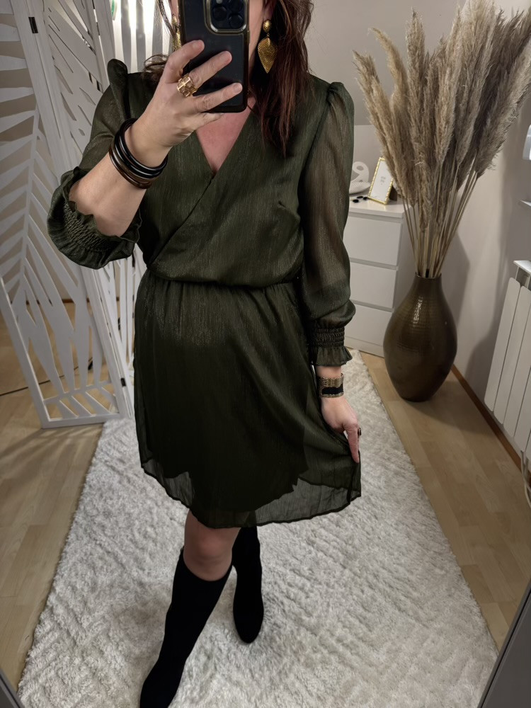 Robe Kakie Irisée :)) 