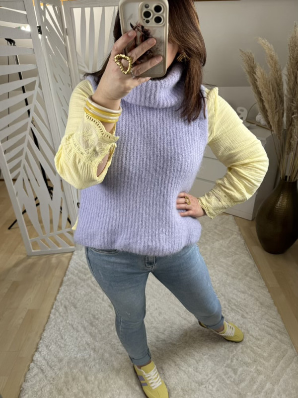 Pull sans manche Parme :) 