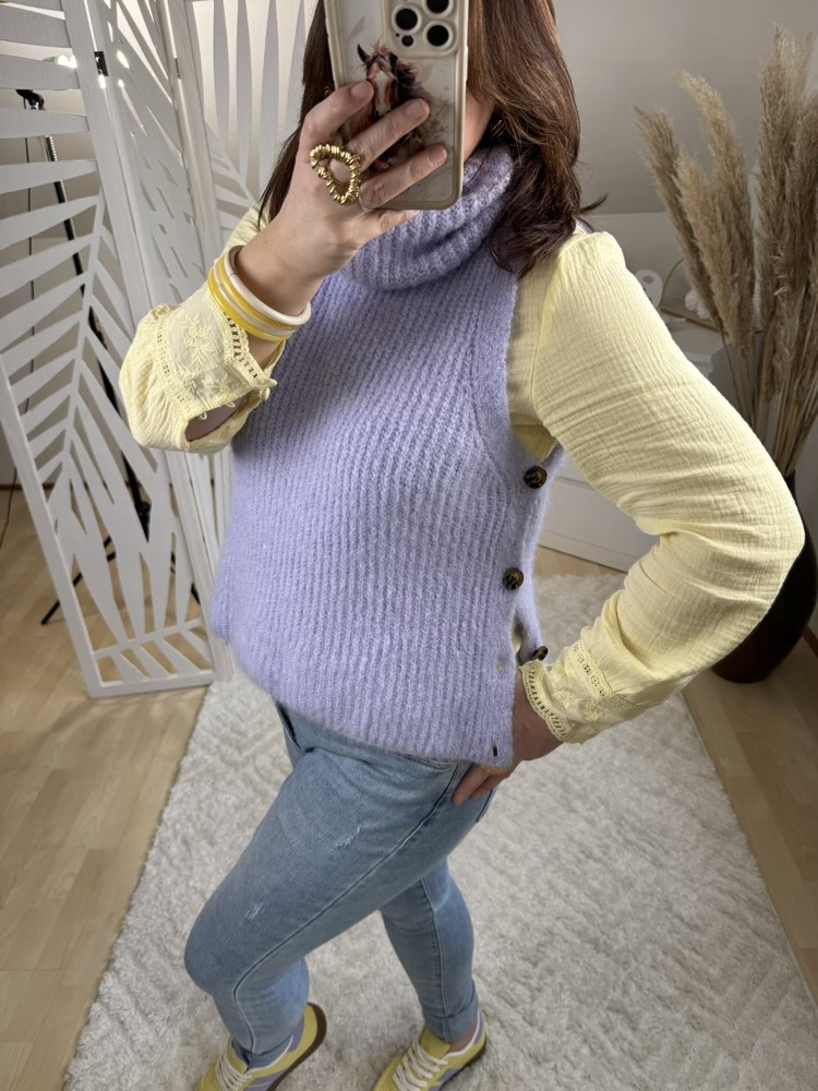 Pull sans manche Parme :) 