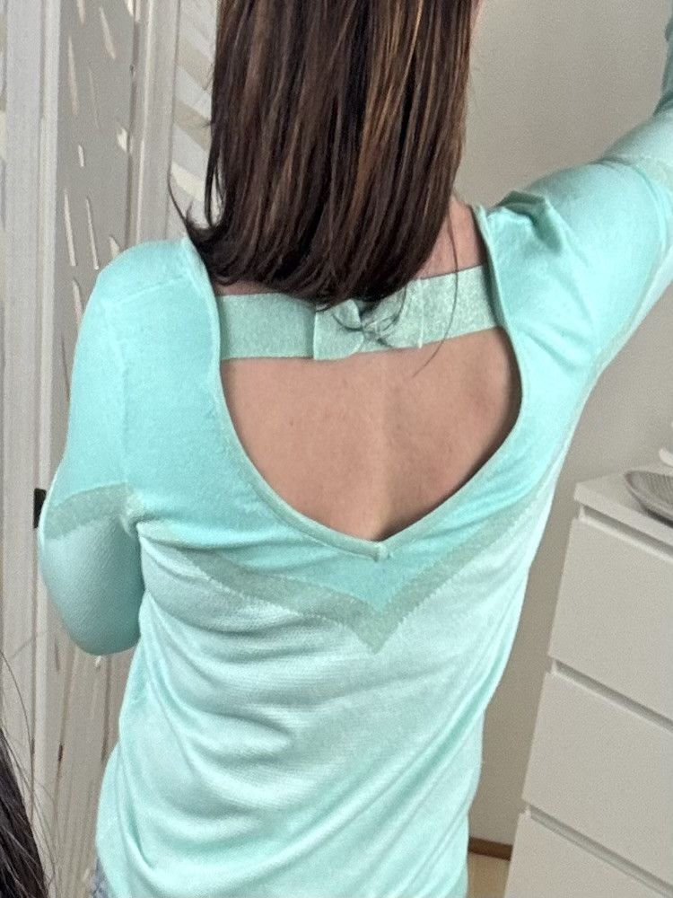 Pull col V turquoise Aldo :) 