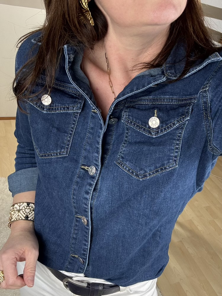 Chemise en jean denim 