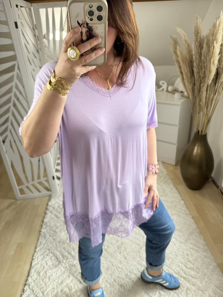T shirt dentelle Lila Jack :) 