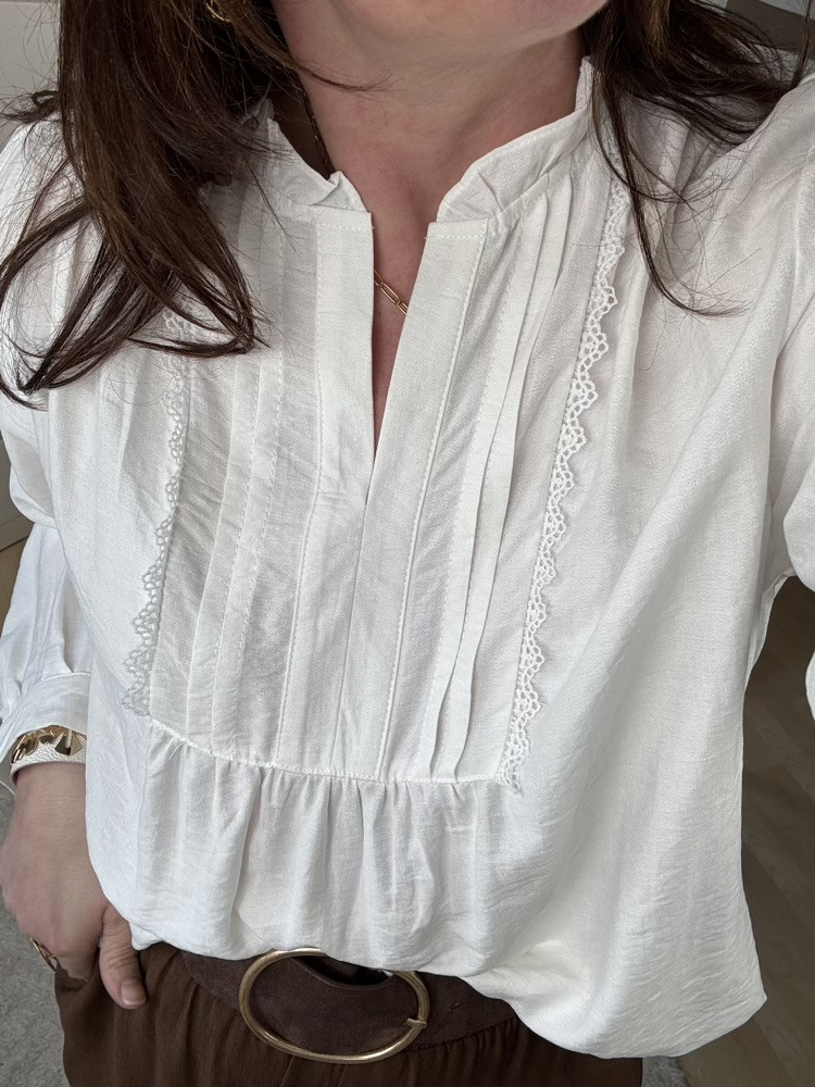 Blouse blanche ou noire  Lilou 