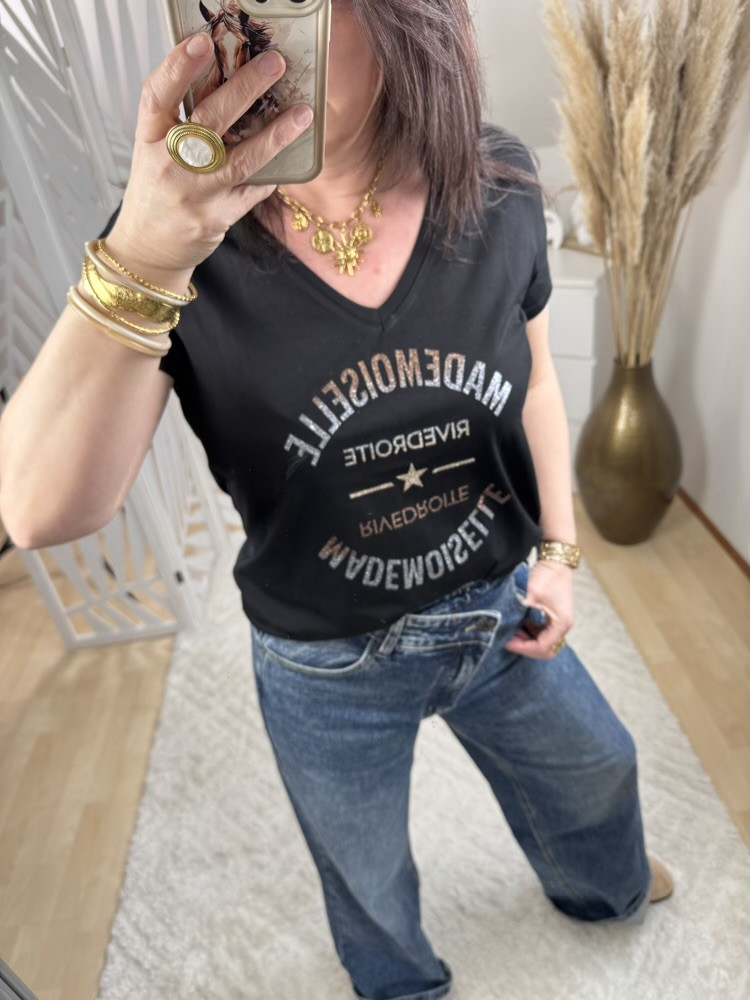 T shirt col V Rive droite :) 