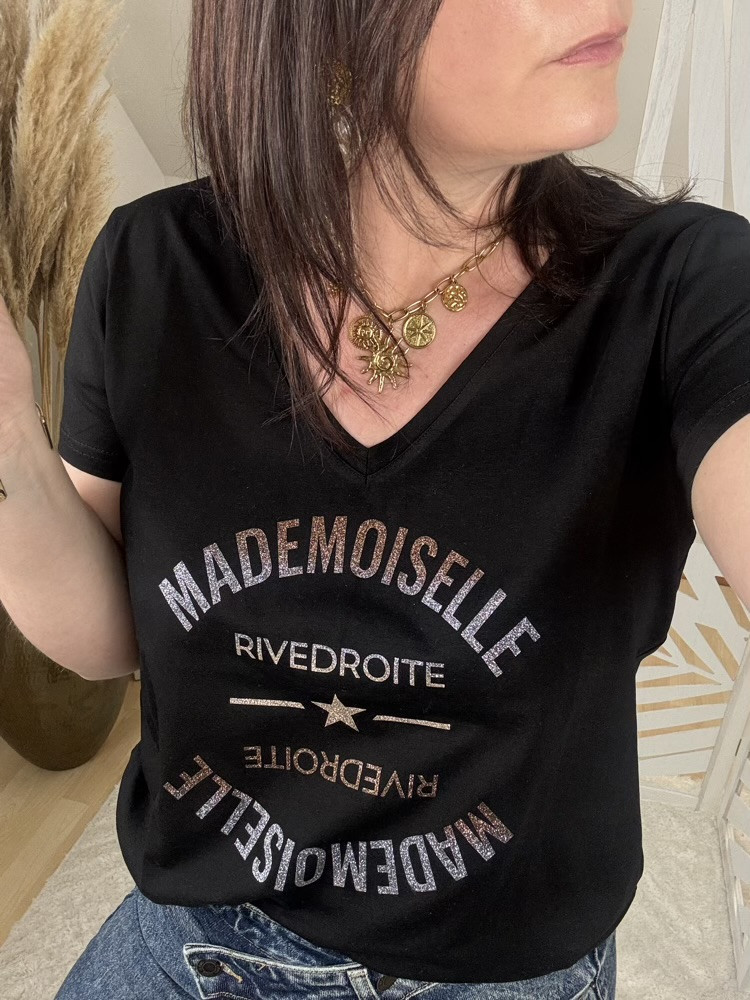 T shirt col V Rive droite :) 